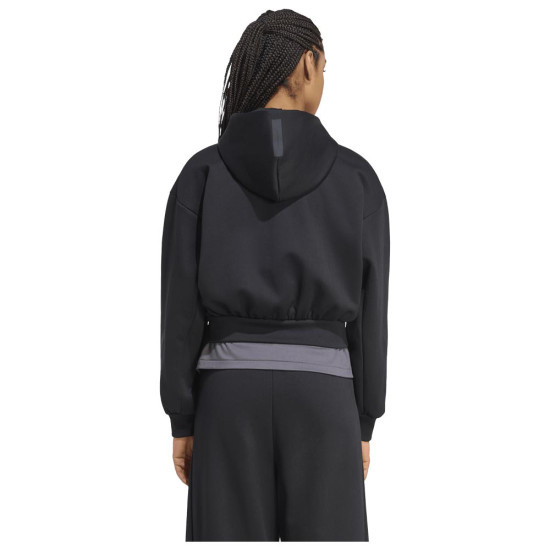 Adidas Γυναικεία ζακέτα Z.N.E. Cropped Full-Zip Hoodie